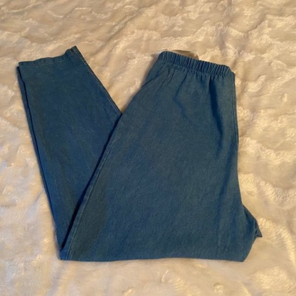 Transitions Maternity Denim Jeans Vintage Made in Canada Ladies Size L - Picture 2 of 9